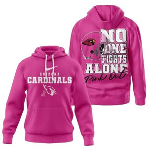 Arizona Cardinals Breast Cancer October AOP Hoodie
