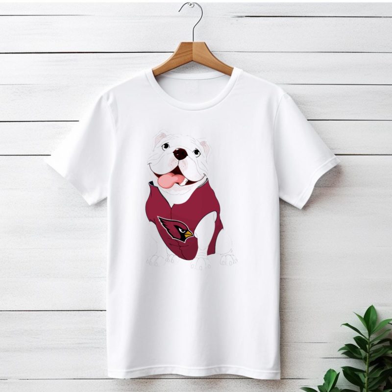 Arizona Cardinals Bulldog In Team Jersey T Shirt 1 T Shirt 1