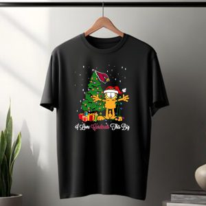 Arizona Cardinals Christmas Garfield I Love Cardinals This Big T-Shirt