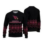 Arizona Cardinals Classic Logo Black Ugly Sweater