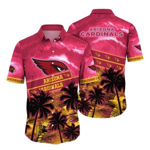 Arizona Cardinals Coconut Vintage Sunset Hawaiian Shirt