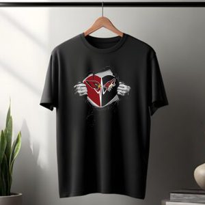 Arizona Cardinals Coyotes Heart Tear T-Shirt