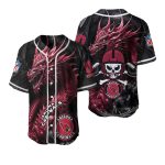 Arizona Cardinals Dragon And Moto Biker Baseball Jersey