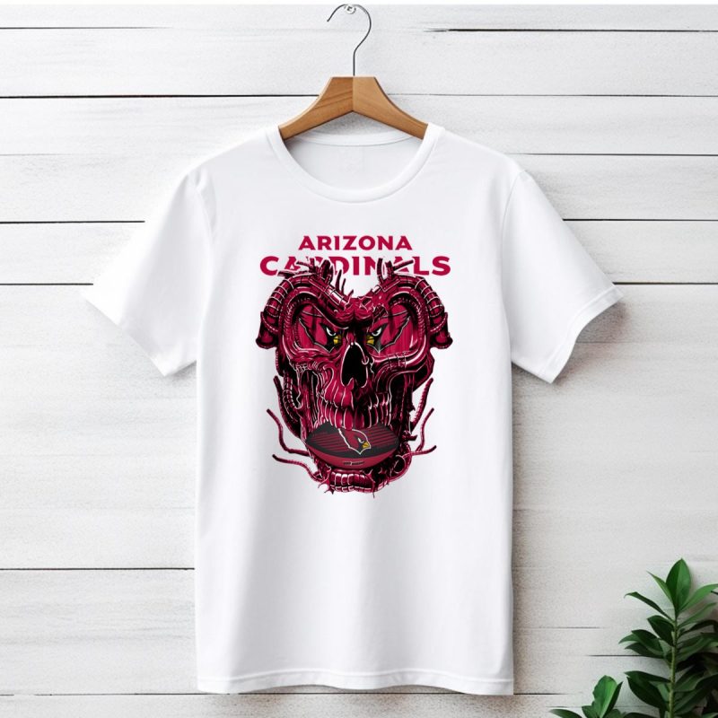 Arizona Cardinals Dragonskull Fusion Gridiron T Shirt 1 T Shirt 1