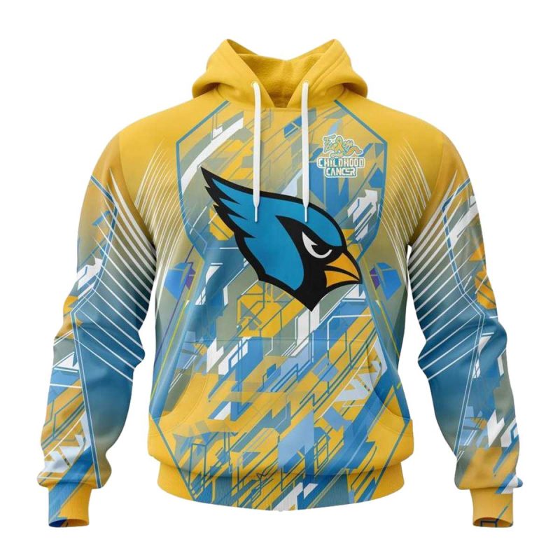 Arizona Cardinals Fearless Against Childhood Cancers Aop Hoodie 1