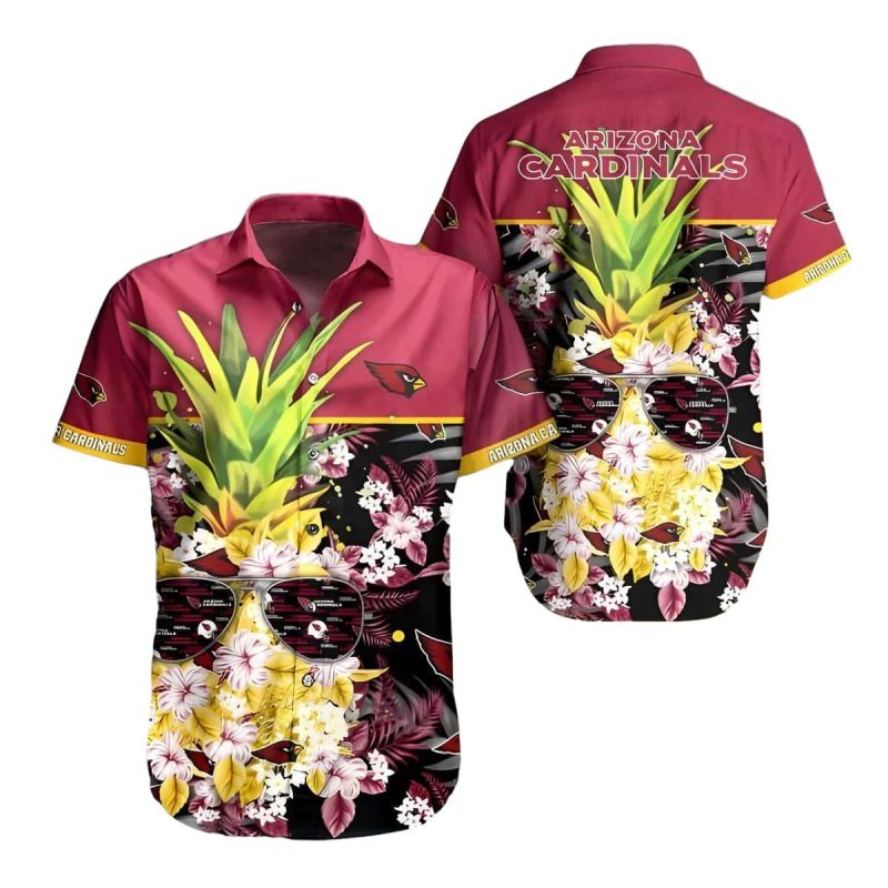 Arizona Cardinals Funny Pineapple Hawaiian Shirt 1