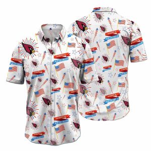 Arizona Cardinals Happy 4th Of July Hawaiian Shirt