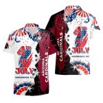 Arizona Cardinals Happy Independence Day Hawaiian Shirt