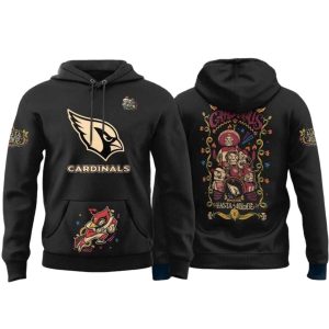 Arizona Cardinals Hasta la Muerte 2025 AOP Hoodie