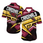 Arizona Cardinals Hawaiian Shirt Team Symbol Gift For Stepdad