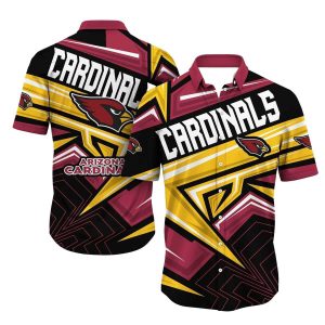 Arizona Cardinals Hawaiian Shirt Team Symbol Gift For Stepdad