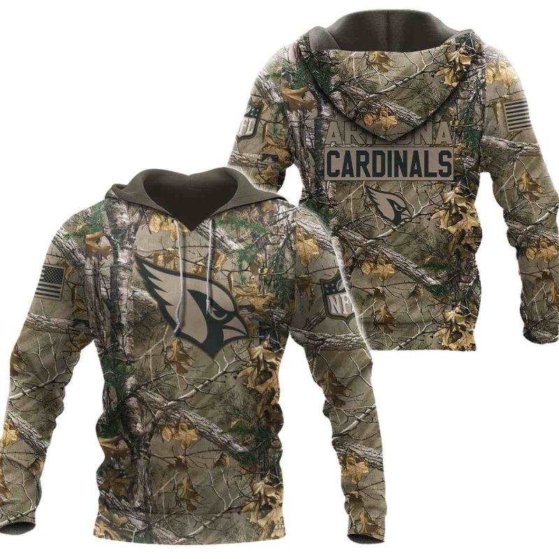 Arizona Cardinals Hunting Camo Aop Hoodie 1