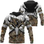 Arizona Cardinals Hunting Camo Style AOP Hoodie