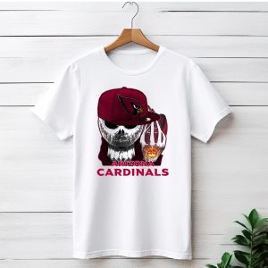 Arizona Cardinals Jackskull Pumpkin Helmet T-Shirt