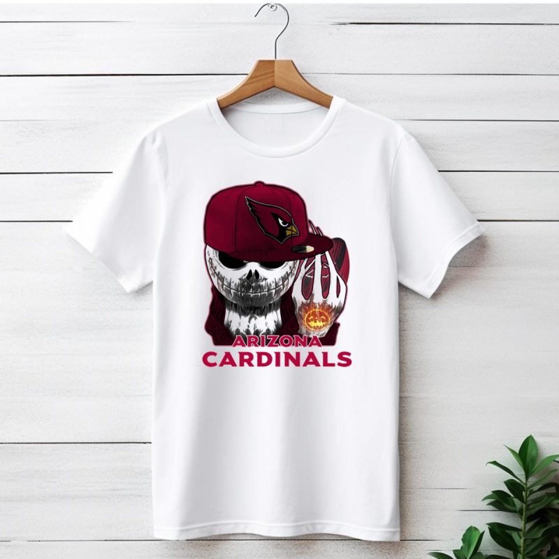 Arizona Cardinals Jackskull Pumpkin Helmet T Shirt 1 T Shirt 1
