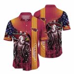 Arizona Cardinals Jason Voorhees Halloween Hawaiian Shirt