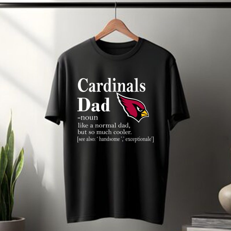 Arizona Cardinals Like A Normal Dad But So Much Cooler T Shirt T Shirt 1