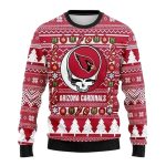 Arizona Cardinals Logo And Grateful Dead Ugly Sweater