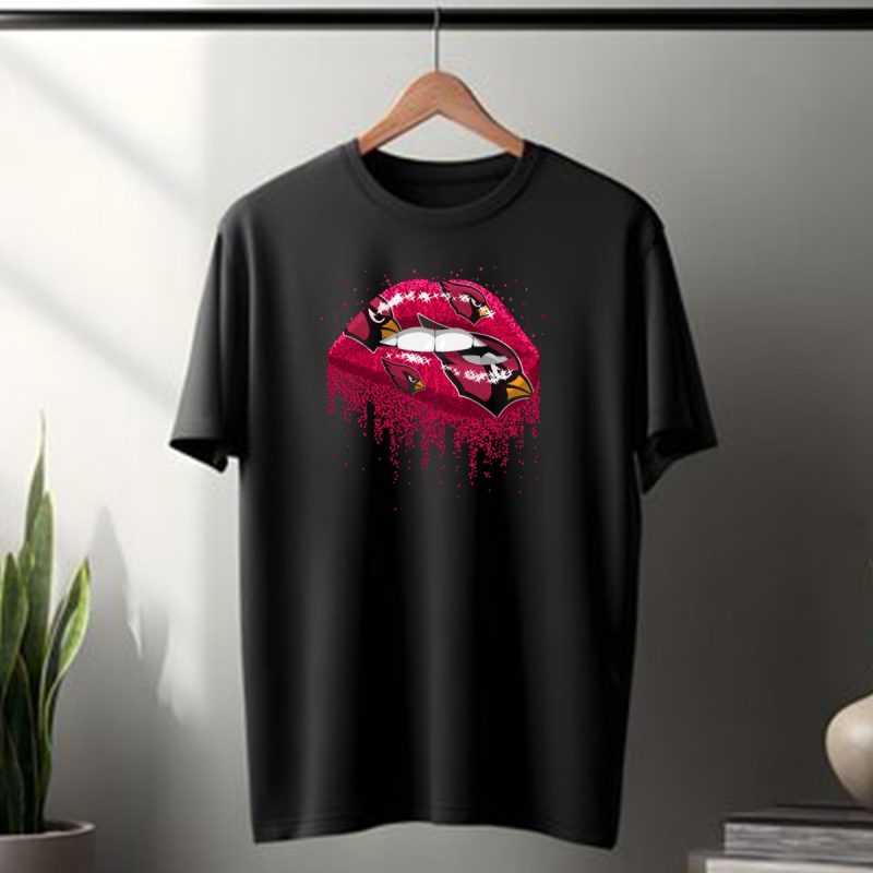 Arizona Cardinals Logo Lips T Shirt 1 T Shirt 1