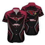 Arizona Cardinals Logo Vintage Black and Red Hawaiian Shirt
