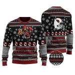 Arizona Cardinals Mascot And Helmet Ugly Sweater