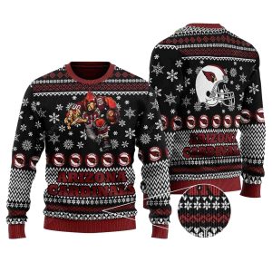 Arizona Cardinals Mascot And Helmet Ugly Sweater