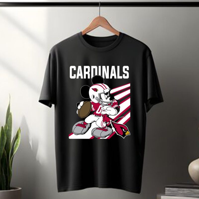 Arizona Cardinals Mickey Mouse Disney Nfl T Shirt T Shirt 1