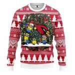 Arizona Cardinals Minion Christmas Ugly Sweater
