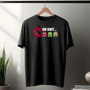 Arizona Cardinals Oh Shit Pacman San Francisco 49ers Seattle Seahawks Los Angeles Rams T-Shirt