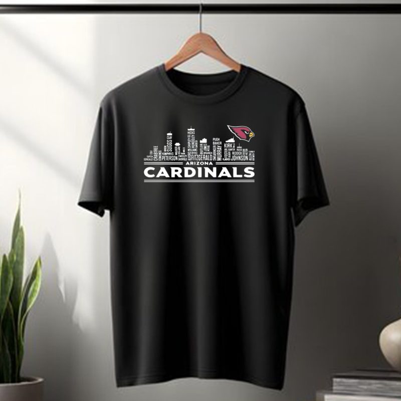 Arizona Cardinals Peterson Fitzgerald Murray Gonzalez Suggs Cityscape T Shirt 1 T Shirt 1