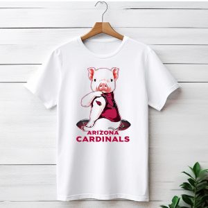 Arizona Cardinals Pig with Football T-Shirt