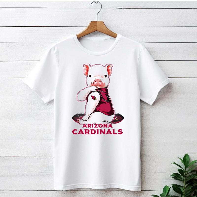 Arizona Cardinals Pig With Football T Shirt 1 T Shirt 1