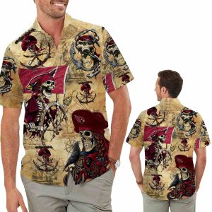 Arizona Cardinals Pirates Retro Hawaiian Shirt
