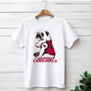 Arizona Cardinals Pug Sports Fan T-Shirt