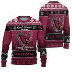 Arizona Cardinals Real Women Smart Women Ugly Sweater
