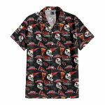 Arizona Cardinals Retro Banner And Skull Hawaiian Shirt