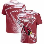 Arizona Cardinals Rise Up Red Sea Staple AOP T Shirt