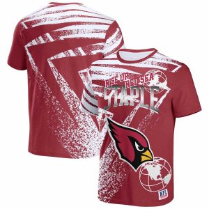 Arizona Cardinals Rise Up Red Sea Staple AOP T Shirt