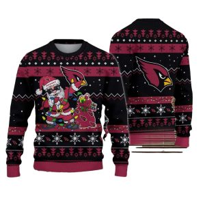Arizona Cardinals Santa Party Ugly Sweater