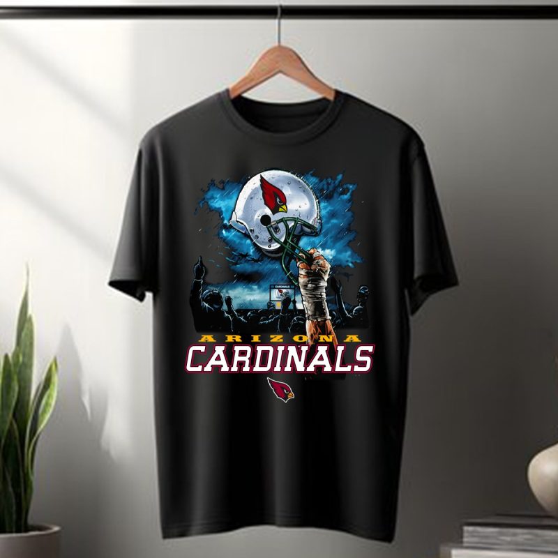 Arizona Cardinals Sky Helmet T Shirt T Shirt 1
