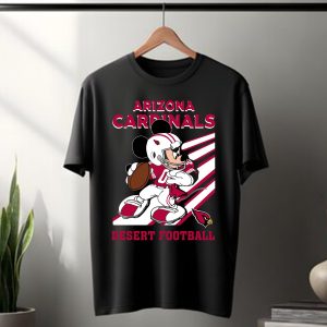 Arizona Cardinals Slogan Desert Football Mickey Mouse T Shirt