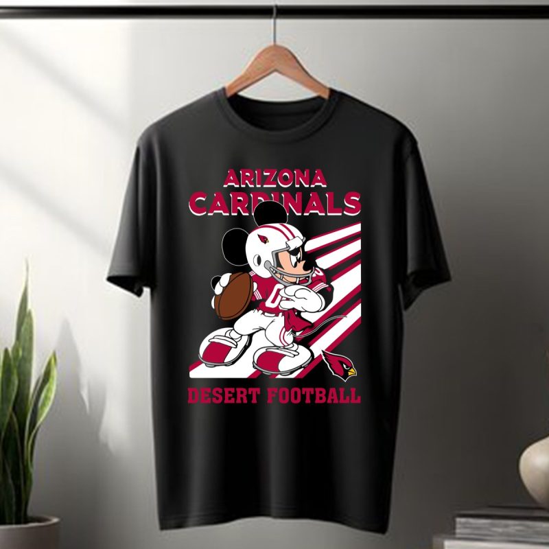 Arizona Cardinals Slogan Desert Football Mickey Mouse T Shirt T Shirt 1