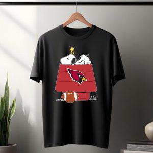 Arizona Cardinals Snoopy Woodstock Football House T-Shirt