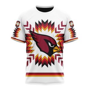 Arizona Cardinals Special Design With Native Pattern AOP T Shirt