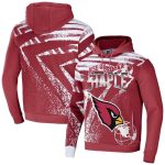 Arizona Cardinals Staple Rise Up Red Sea AOP Hoodie