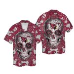 Arizona Cardinals Sugar Skull Hawaiian Shirt