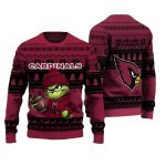 Arizona Cardinals The Grinch Hug Ball Ugly Sweater