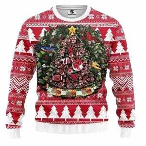 Arizona Cardinals Tree Christmas NFL Unisex Christmas Ugly Sweater Best Christmas Gifts