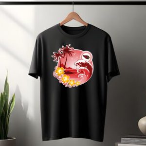 Arizona Cardinals Tropical Holiday Paradise Scene T-Shirt