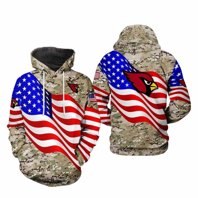 Arizona Cardinals Us Flag Camo Veteran Aop Hoodie 1